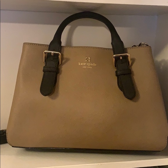 kate spade Handbags - Tan and Black Kate Spade Handbag